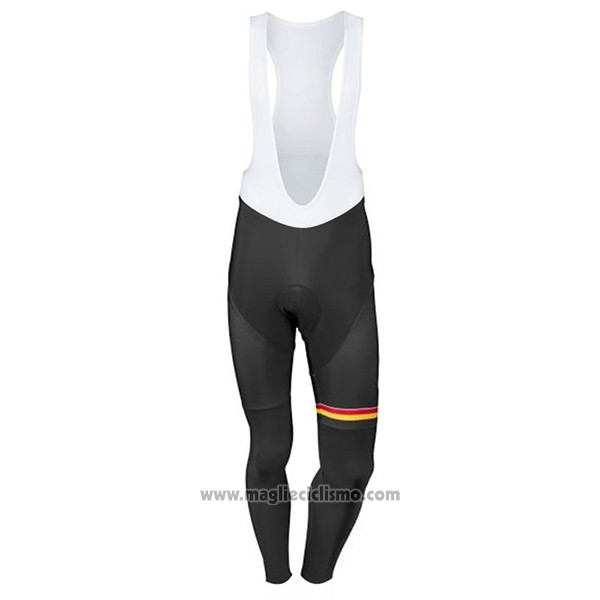 2017 Abbigliamento Ciclismo Lotto Soudal Ml Rosso Manica Lunga e Salopette